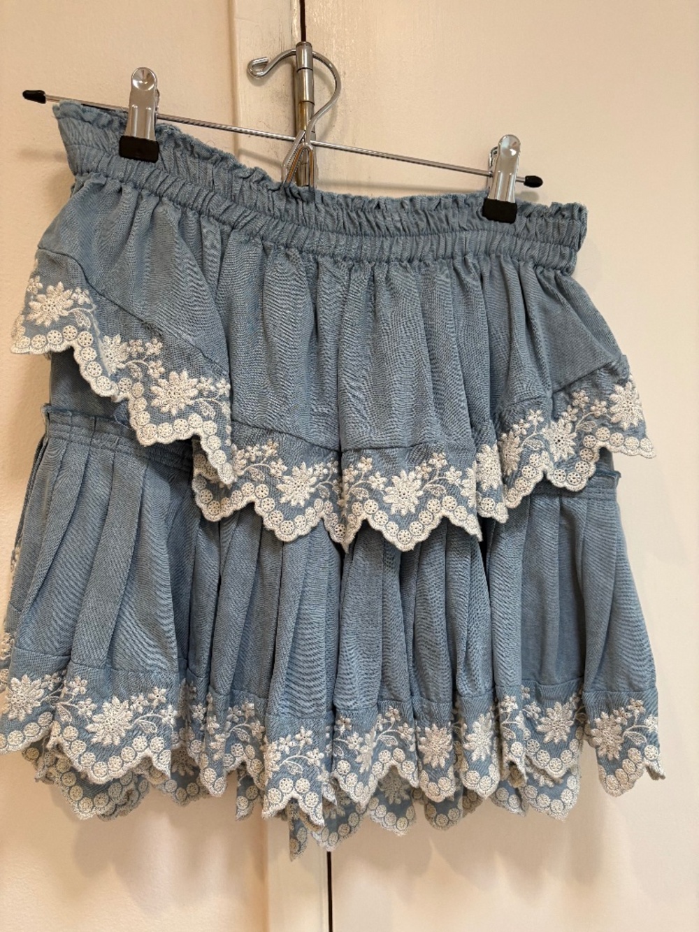 LoveShackFancy mini skirt